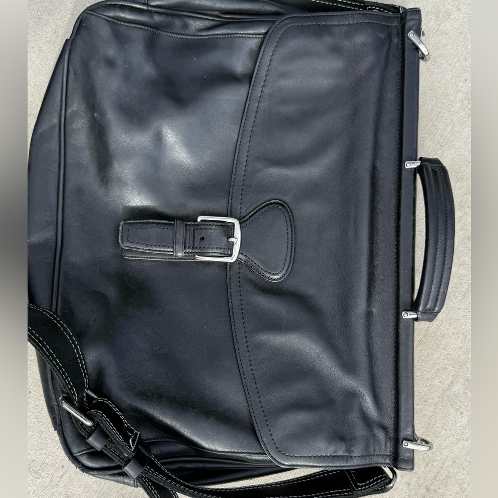 Coach Black Leather Men's Bag